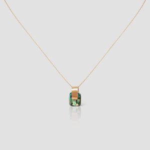 Handmade Abalone Necklace | Solid Gold Abalone Sea Shell Pendant | Solid Gold Boho Jewelry Gift for her