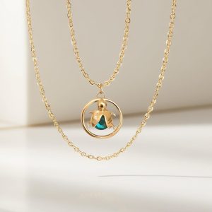 14k solid gold Ladybug Necklace, Handmade Gold Bug Pendnat Necklace, Birthday and Christmas Gift, Nature Inspired Jewelry